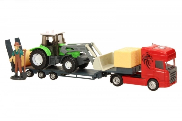 Truck Team Set LKW mit Trecker ca. 24,5 cm